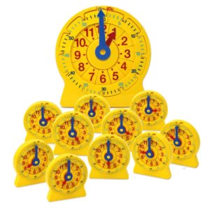 24-Hour Number Line Clock Classroom Set