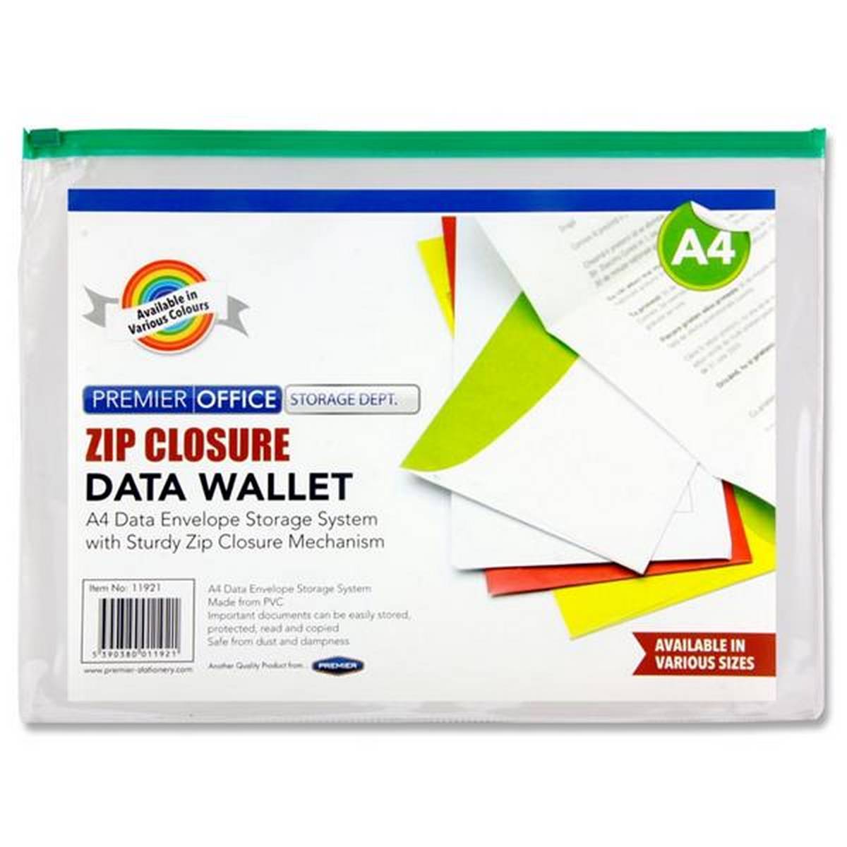 Premier OfficeA4 Zip Document Wallet