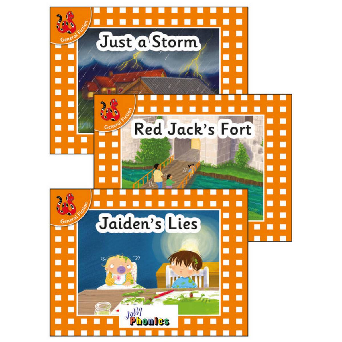Jolly Phonics Orange Level Readers Set 4