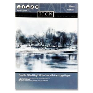 Icon A4 Sketch Book 185gsm 40 Sheets