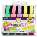 Pro:scribe Pkt.5 Highlighter Pens - Pastel