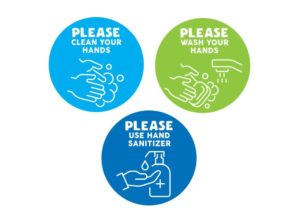 Handwashing Reminder Decals