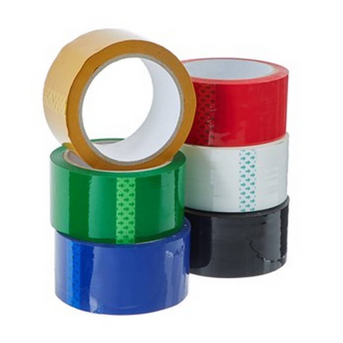 Classmates Coloured Polypropylene Tape Assorted 50mm 66m - Pack of 6
