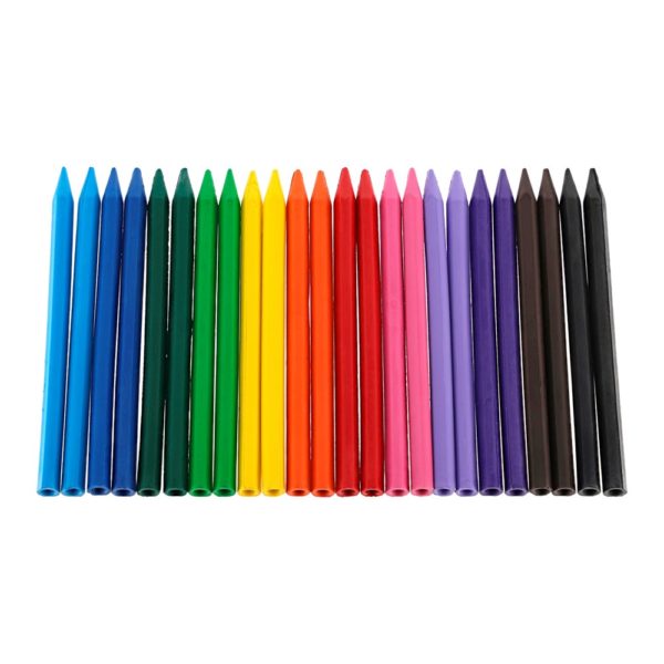 Classmates Plastic Crayons - Pack of 24 Pack of twenty four