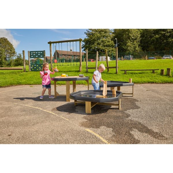 Outdoor Play Tray Stands from Hope Education - Set of 3