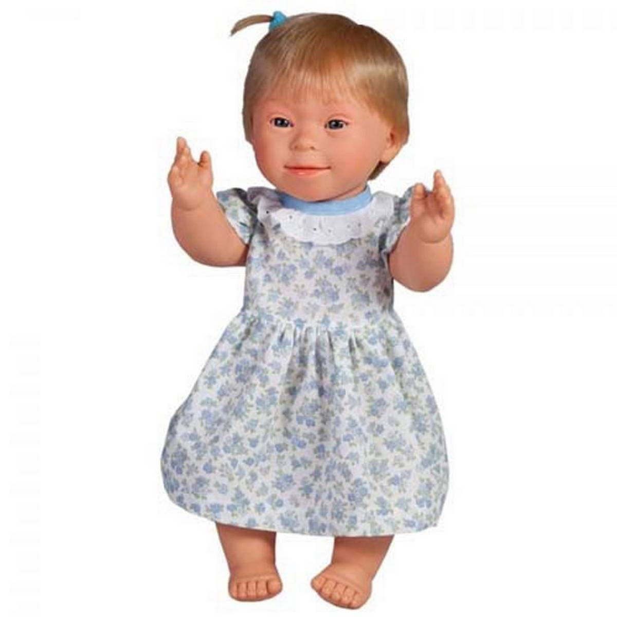 Doll with Downs Syndrome – Girl Blonde Hair – ABC School Supplies