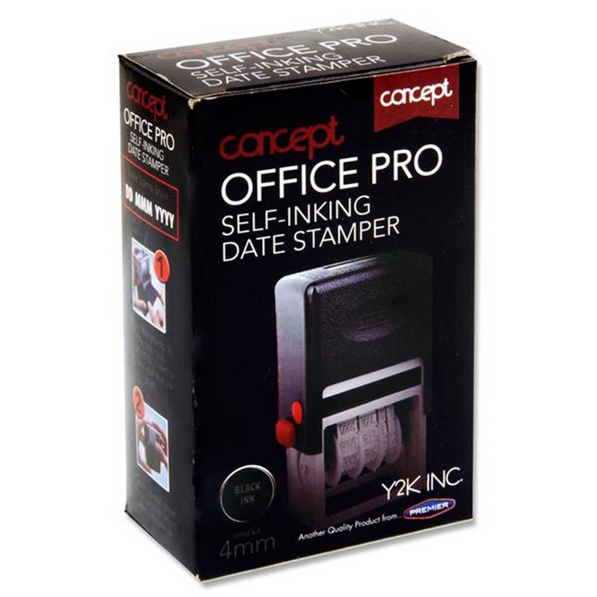 Concept Office Pro Self-inking Date Stamper