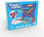 Learning Resources Design & Drill Marble Maze, Fine Motor Skills Construction Toy Marble Run