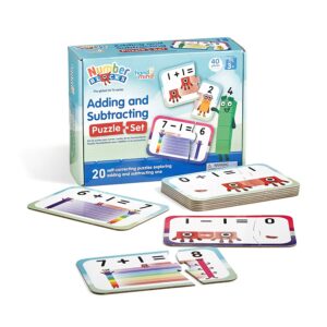 hand2mind Numberblocks Adding and Subtracting Puzzle Set