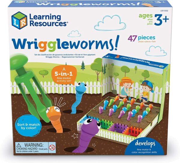 Learning Resources LER5552 Wriggleworms Activity Set