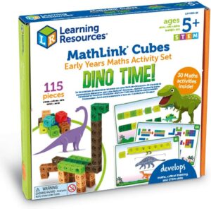 MathLink® Cubes Early Maths Activity Set Dino Time