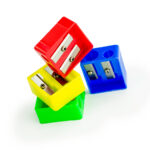 Plastic Double Hole Pencil Sharpeners, Pack of 25